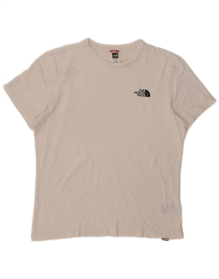 THE NORTH FACE Ανδρικό T-Shirt Top μεγάλο λευκό βαμβακερό