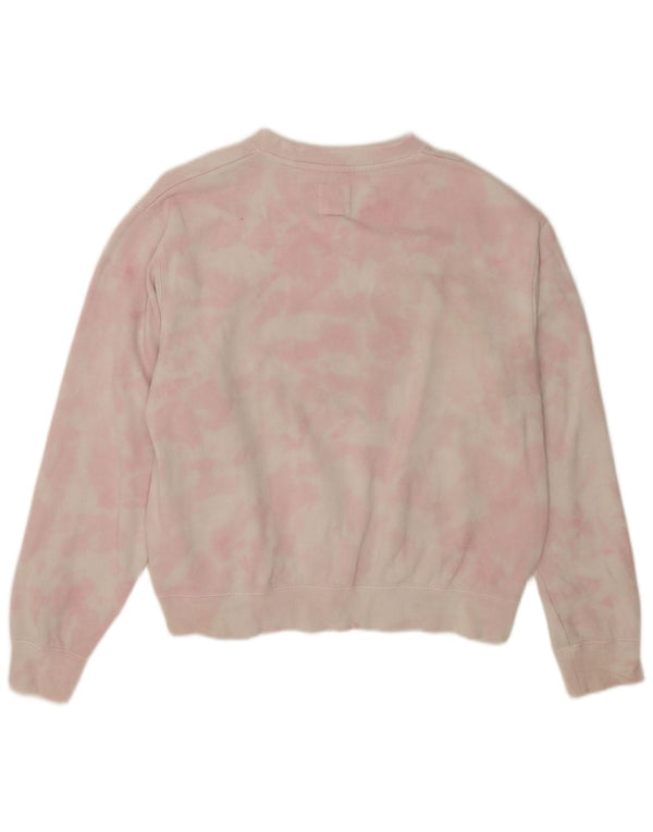 Γυναικείο γραφικό φούτερ Billabong Jumper UK 14 Medium Pink Tie Dye