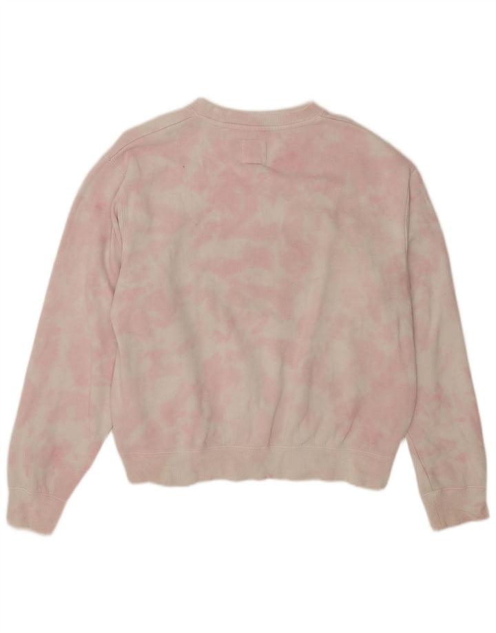 Γυναικείο γραφικό φούτερ Billabong Jumper UK 14 Medium Pink Tie Dye