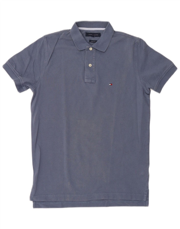 Tommy Hilfiger ανδρικό μπλουζάκι πόλο με κανονική εφαρμογή, μικρό μπλε