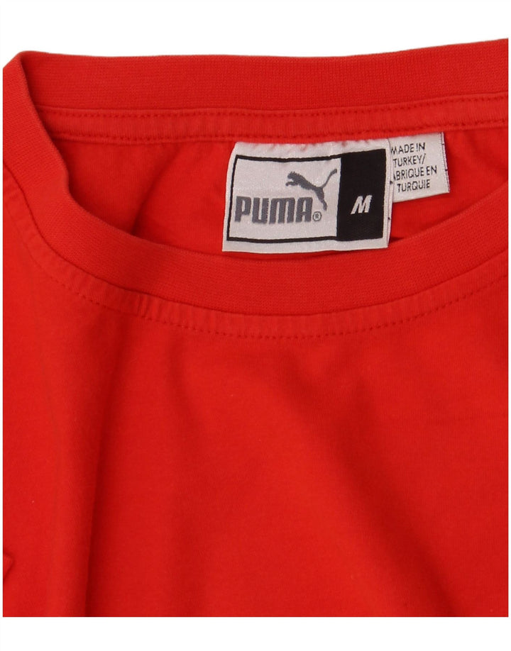 Ανδρικό γραφικό μπλουζάκι Puma Top Medium Red