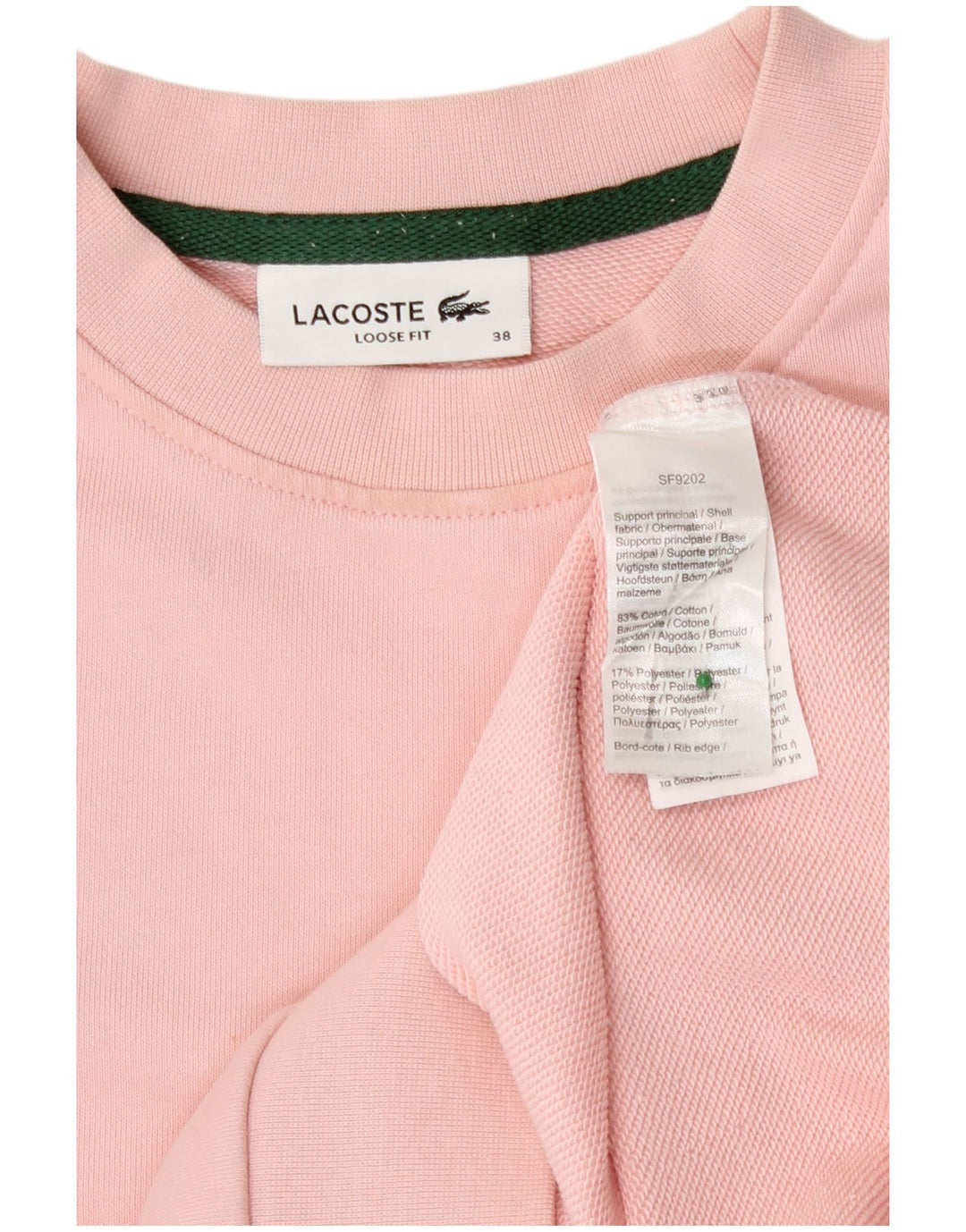 Γυναικεία φούτερ Lacoste Loose Fit Jumper Size 38 Medium Pink