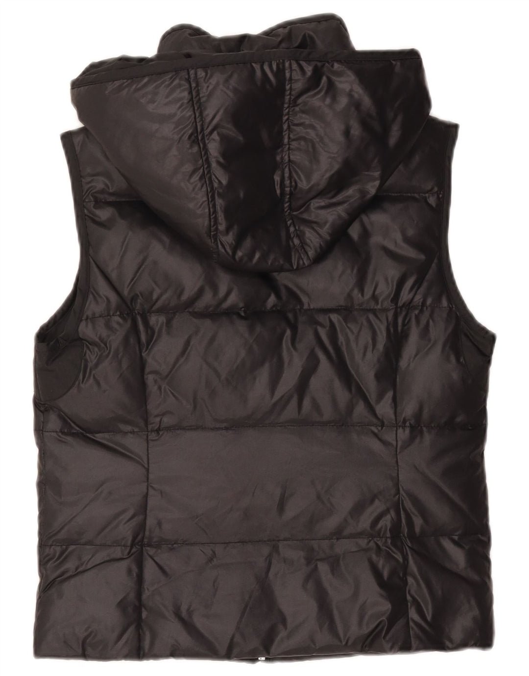 Γυναικεία Gas Hooded Gilet Gilet UK 12 Medium Black Polyamide