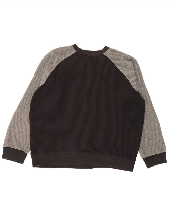 Ανδρική φόρμα Zara Top Jacket 2XL Μαύρο Colourblock Βαμβακερό