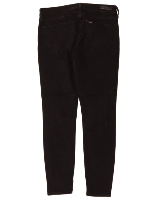 Lee Womens Scarlett Skinny Jeans W30 L27 Μαύρο βαμβακερό
