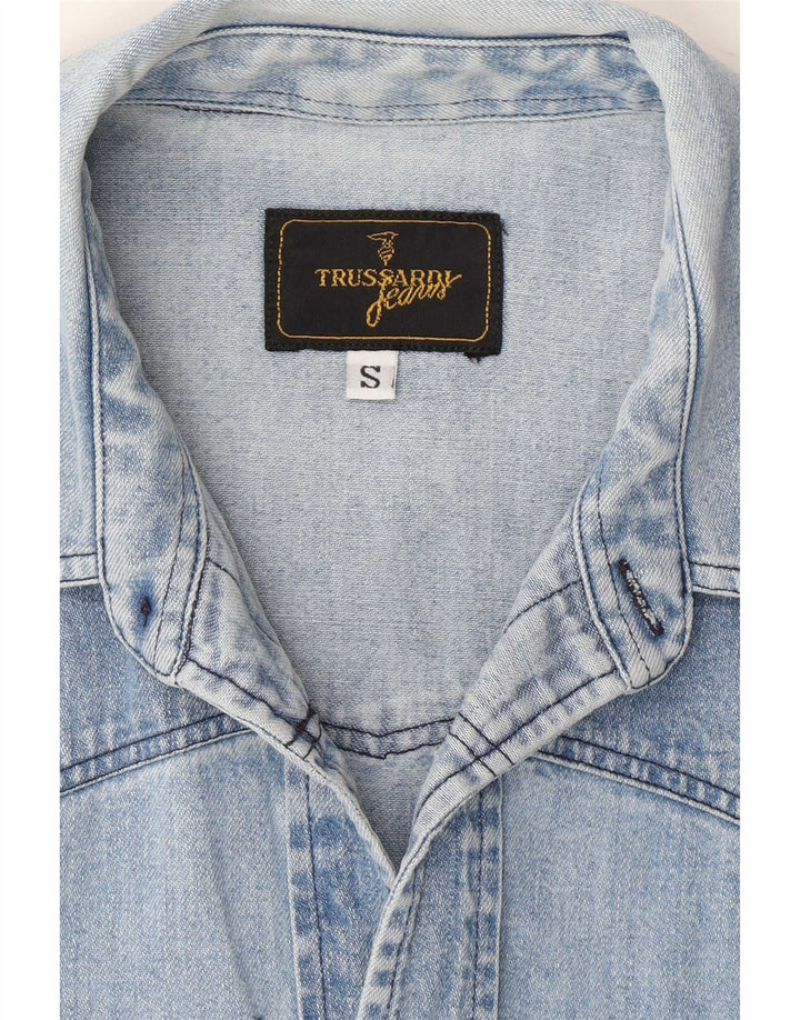 Ανδρικό τζιν πουκάμισο Trussardi Μικρό Μπλε