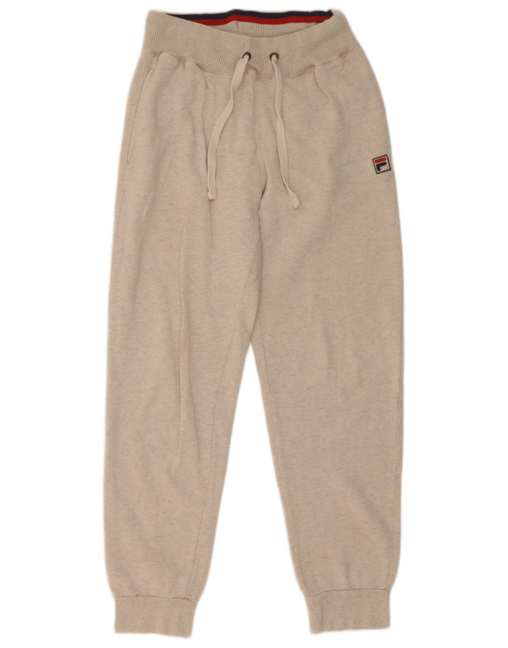 Ανδρική φόρμα Fila Παντελόνι Joggers Μικρό Γκρι Βαμβακερό