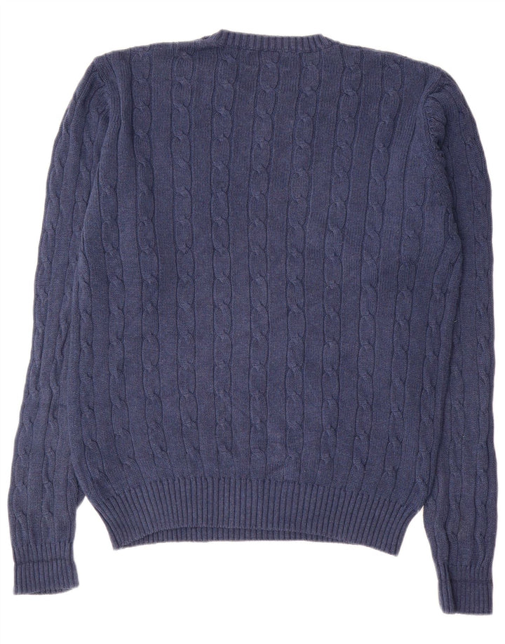 Ανδρικό πουλόβερ Marks & Spencer Blue Harbour Crew Neck Jumper Medium Navy Blue