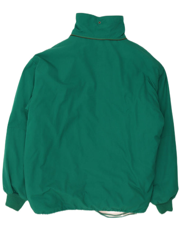 Vintage Ανδρικό μπουφάν με επένδυση UK 42 XL Πράσινο Πολυεστέρας