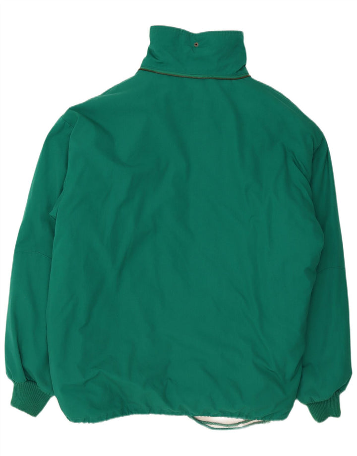 Vintage Ανδρικό μπουφάν με επένδυση UK 42 XL Πράσινο Πολυεστέρας