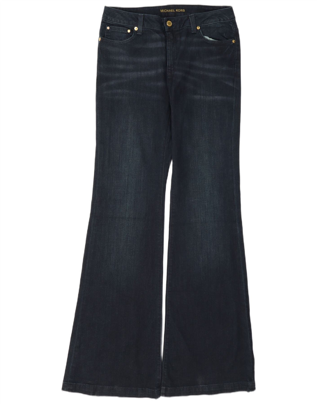 Michael Kors Γυναικεία Selma Flared Jeans US 8 Medium W30 L35 Navy Blue Cotton