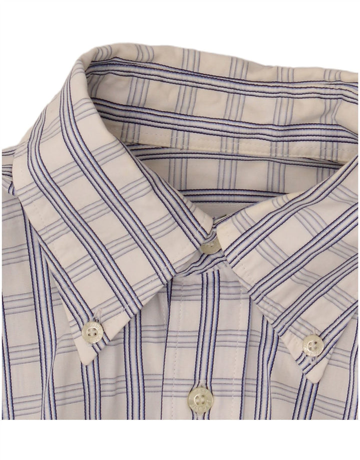Ανδρικό κοντομάνικο πουκάμισο Lacoste, Μέγεθος 39 Λευκό μεσαίο βαμβακερό