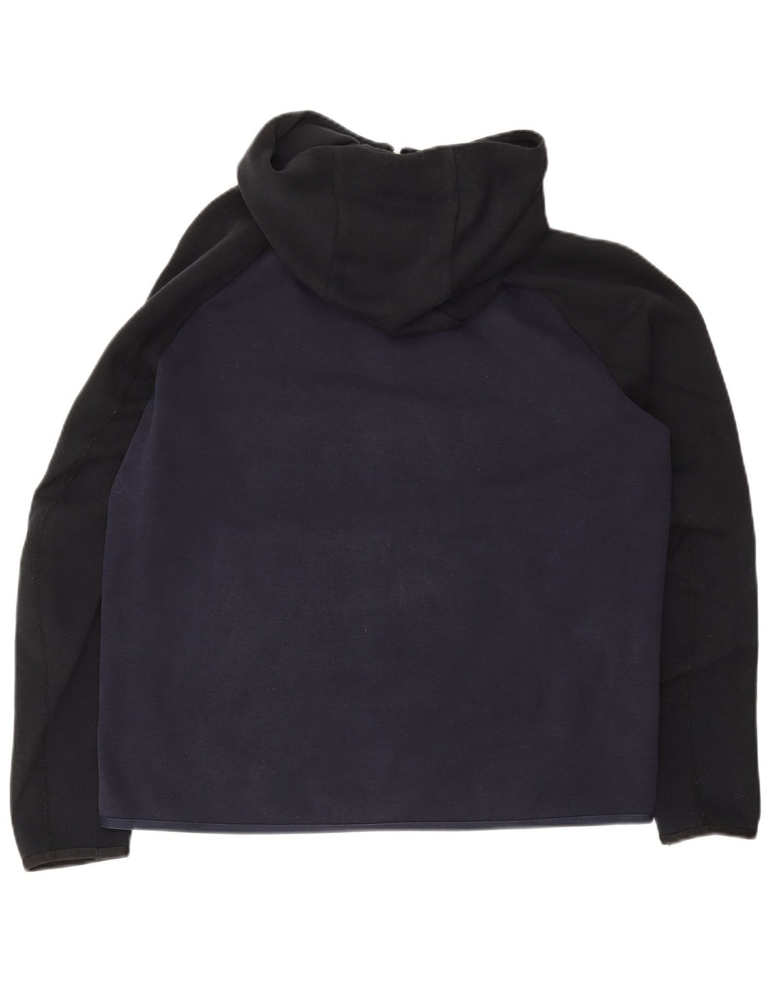 Ανδρικό πουλόβερ NIKE με φερμουάρ με κουκούλα, μεγάλο μπλε ναυτικό, βαμβακερό