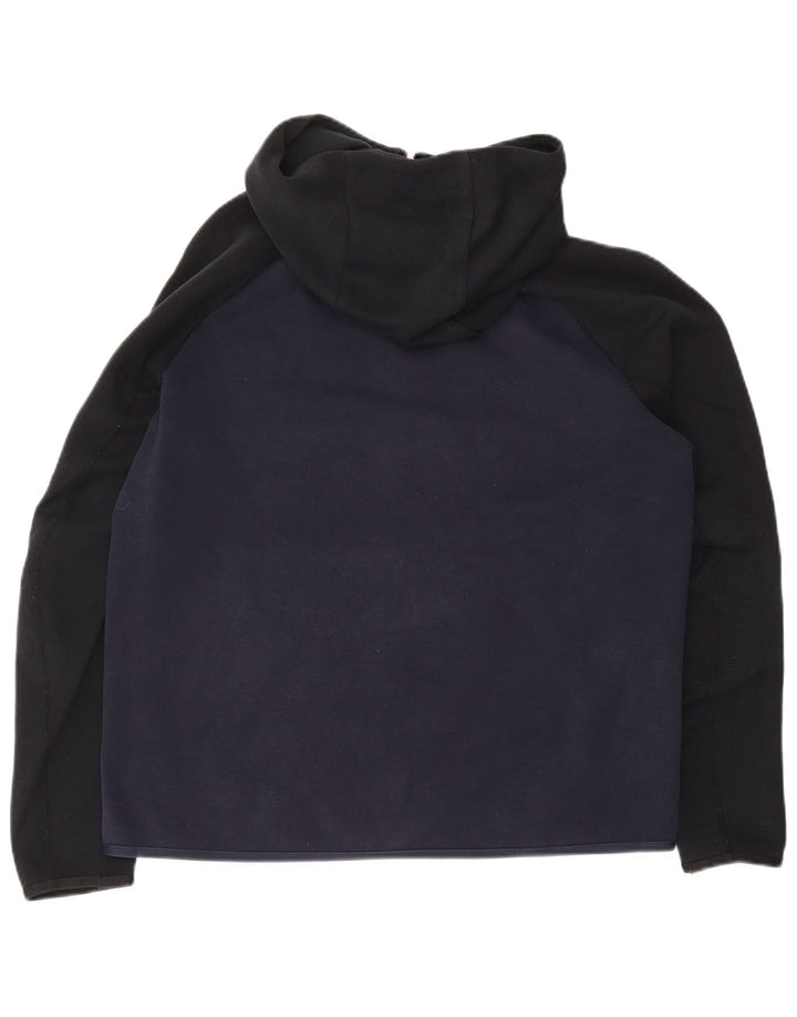 Ανδρικό πουλόβερ NIKE με φερμουάρ με κουκούλα, μεγάλο μπλε ναυτικό, βαμβακερό