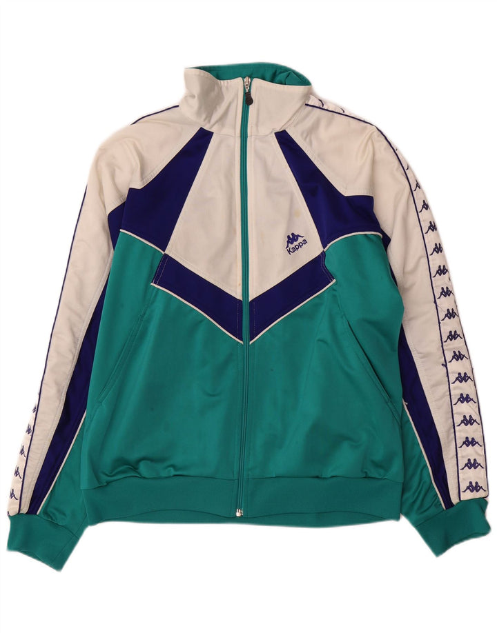 Ανδρική φόρμα γραφική Kappa Top Jacket Large Green Colourblock