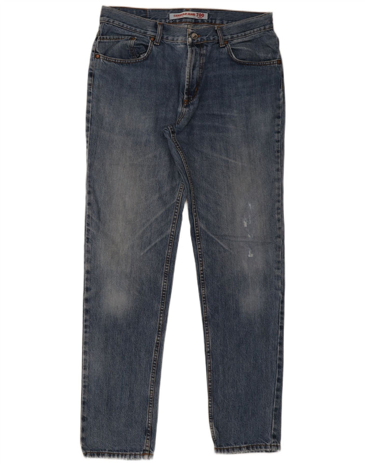 Carrera Mens 700 Regular Slim Jeans W36 L34 Μπλε βαμβακερό