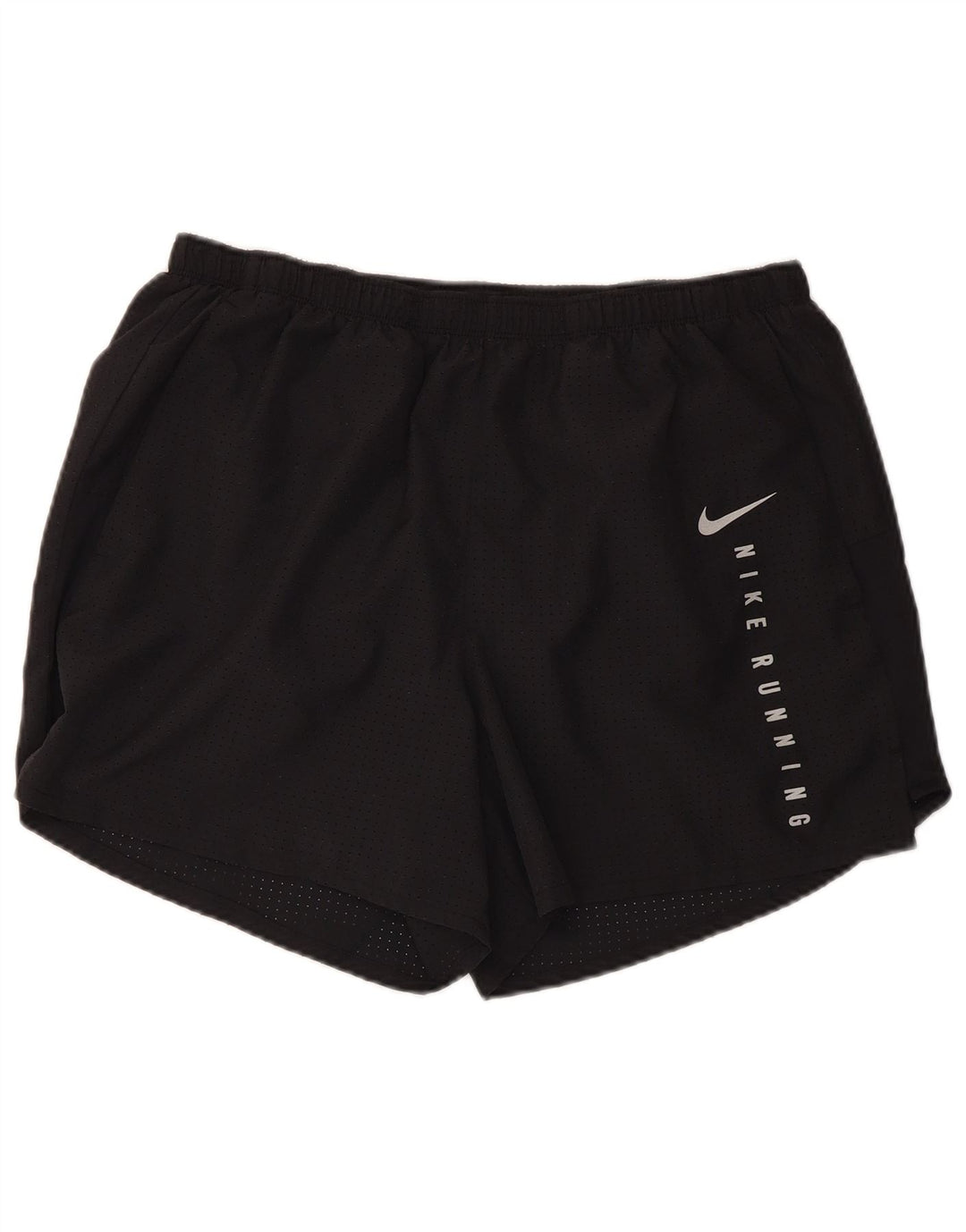 Ανδρικό γραφικό αθλητικό σορτς NIKE Dri Fit, μαύρο πολυεστέρα XL