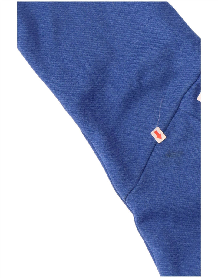 Ανδρική φόρμα αθλητικής φόρμας ADIDAS Aeroready με φερμουάρ με λαιμόκοψη μεσαίο μπλε