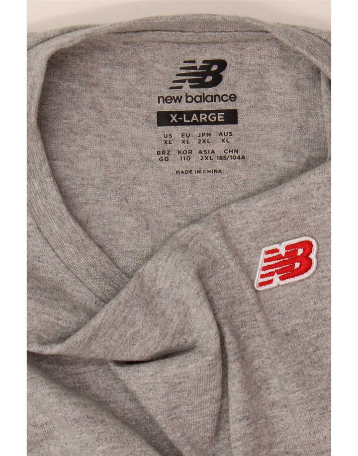 Ανδρικό T-Shirt New Balance Top XL Grey Flecked