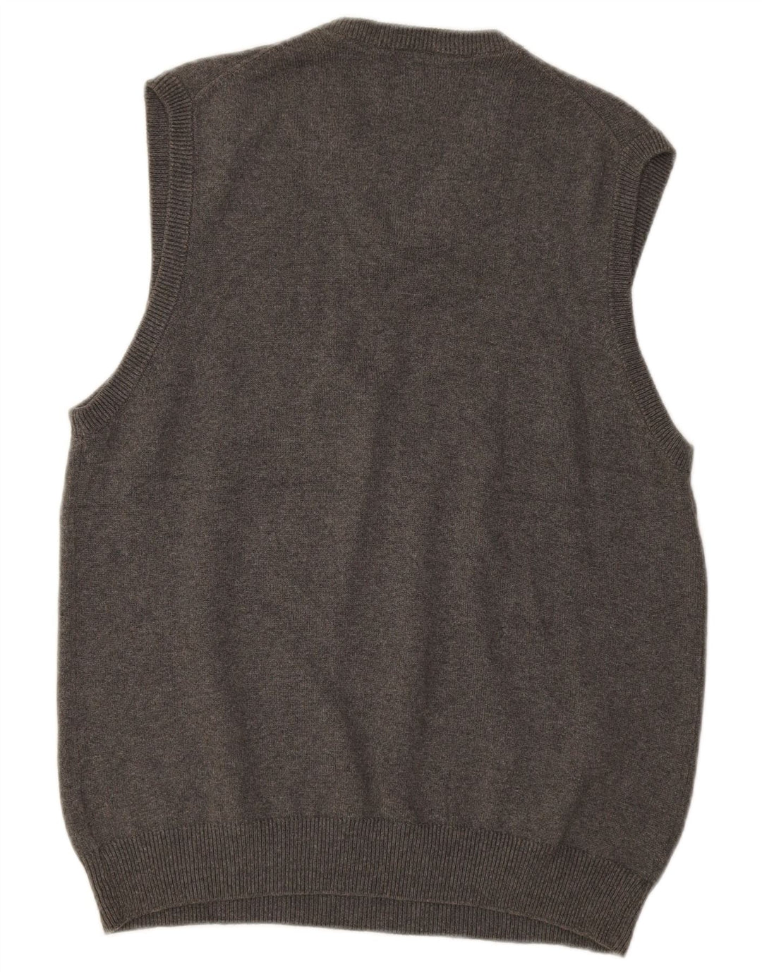 MARKS & SPENCER Mens Regular Fit Vest Tank Top Medium Grey Cotton