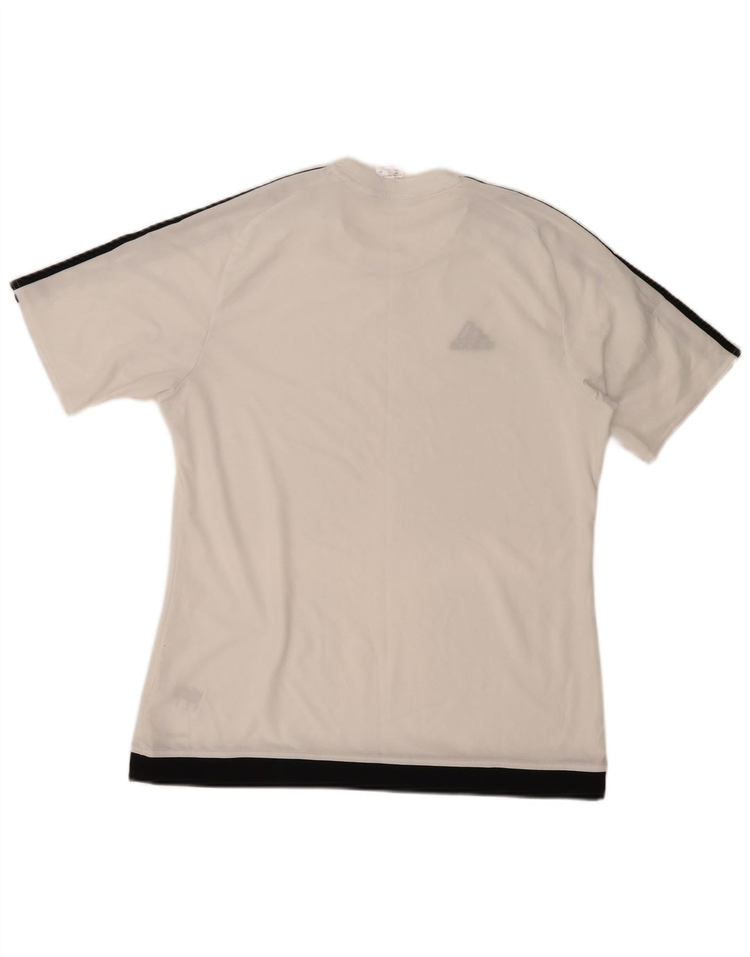 Ανδρικό T-Shirt Climalite ADIDAS Top Large White Colourblock Πολυεστέρας
