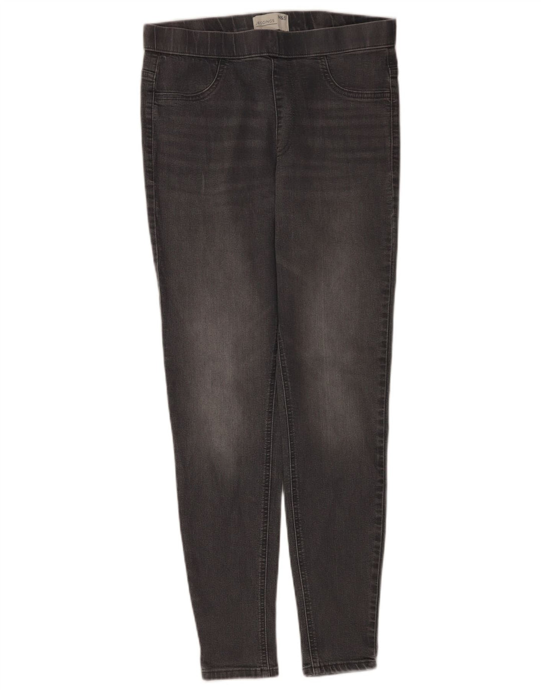 Marks & Spencer Γυναικεία Jegging Τζιν UK 12 Medium W30 L28 Γκρι βαμβακερό