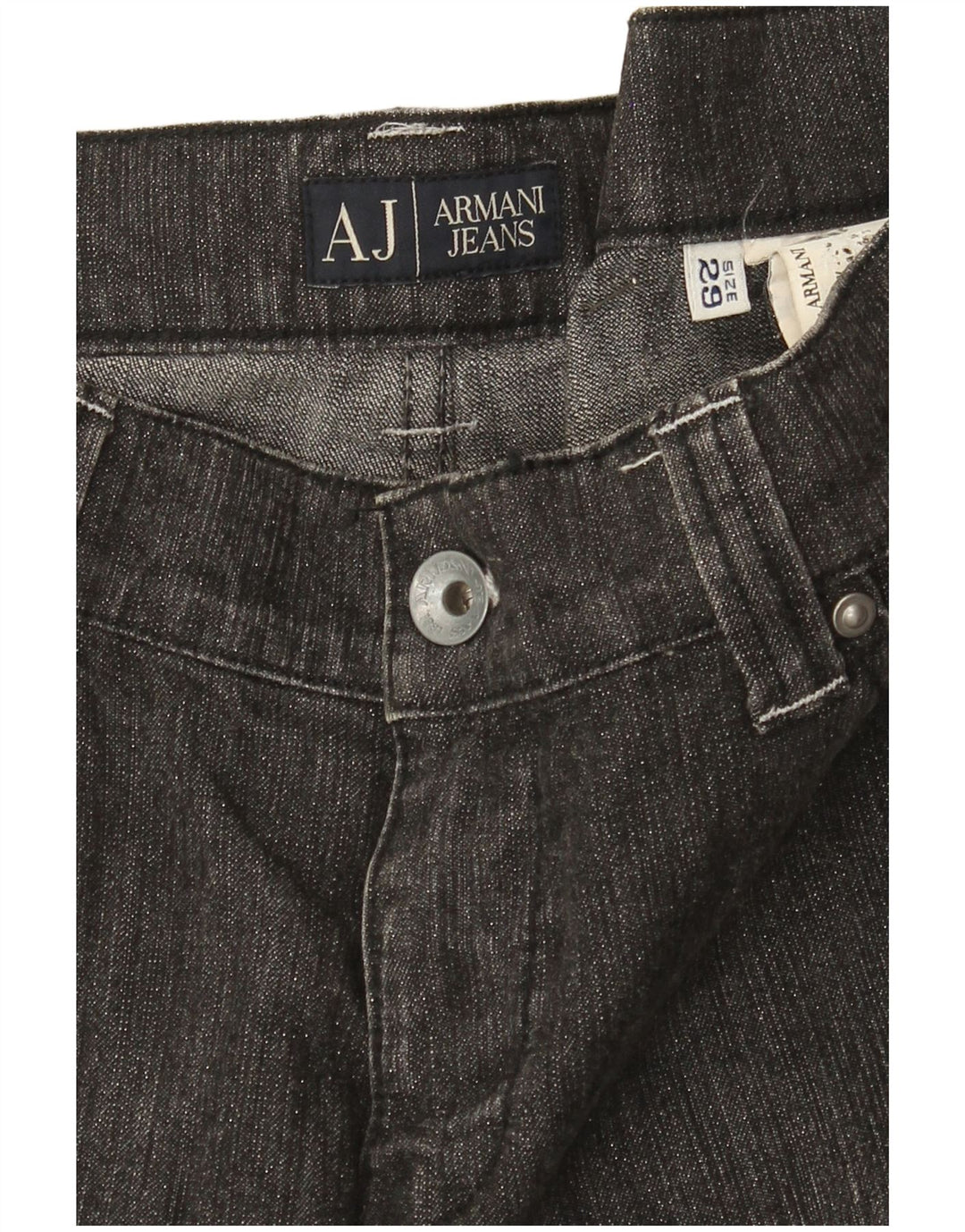 Armani Γυναικείο Straight Jeans W29 L28 Γκρι