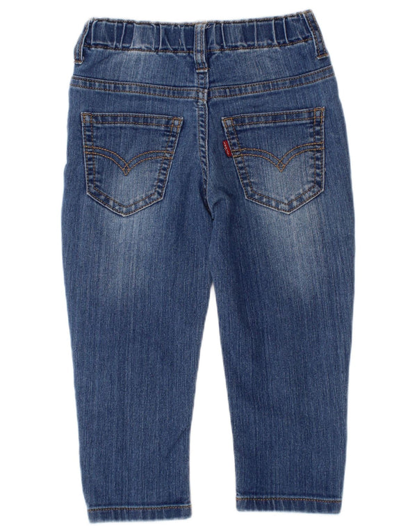 Levi's Baby Girls Slim Jeans 12-18 μηνών W18 L12 Μπλε βαμβακερό