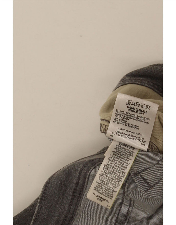 Ανδρικό τζιν ίσιο Marks & Spencer W40 L29 Γκρι βαμβακερό
