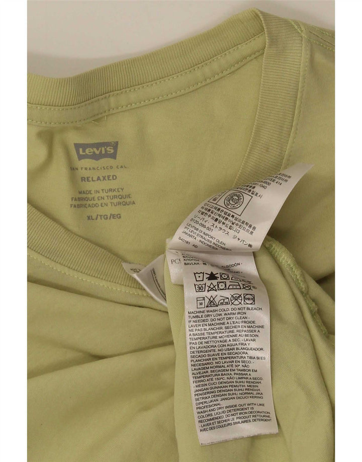 Ανδρικό T-Shirt Levi's Relaxed Top XL Χακί Βαμβακερό