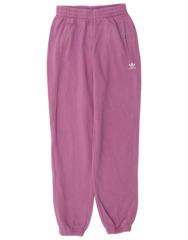 Adidas Γυναικεία φόρμα παντελόνι Joggers UK 4/6 XS Ροζ βαμβακερό