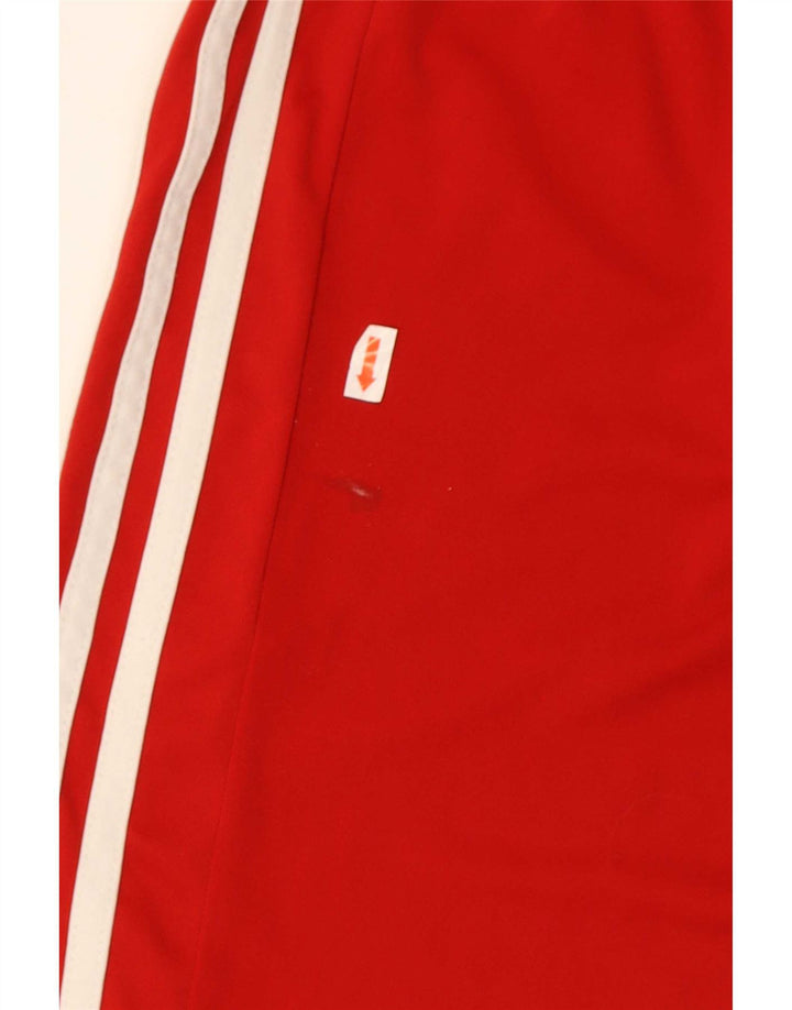 Ανδρικό σορτς Adidas Climalite με μεσαίο κόκκινο πολυεστέρα