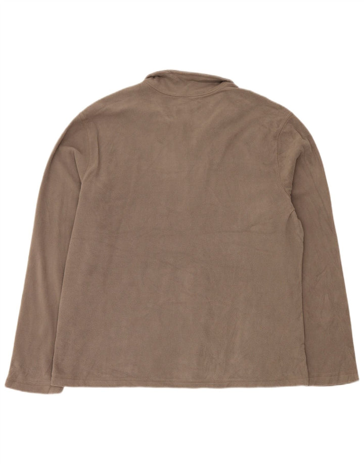 EDDIE BAUER Ανδρικό φερμουάρ Fleece Jumper XL Γκρι πολυεστέρας