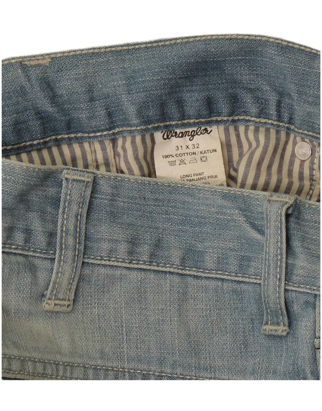 Γυναικείο ίσιο τζιν Wrangler W31 L32 Μπλε βαμβακερό