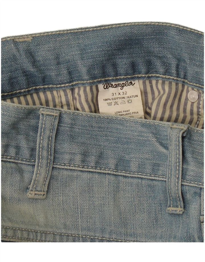 Γυναικείο ίσιο τζιν Wrangler W31 L32 Μπλε βαμβακερό