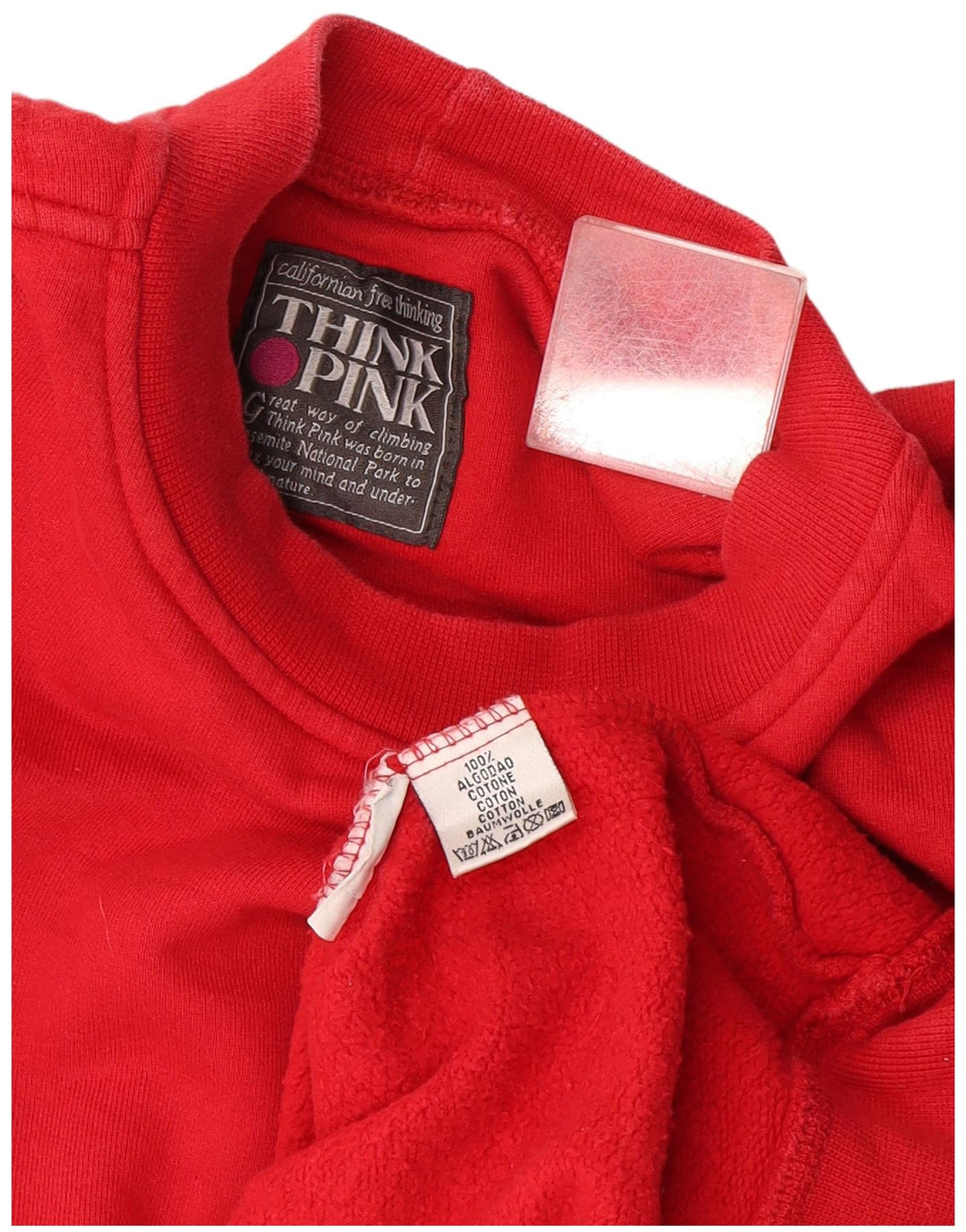 Ανδρική μπλούζα Think Pink Jumper XL Red Cotton