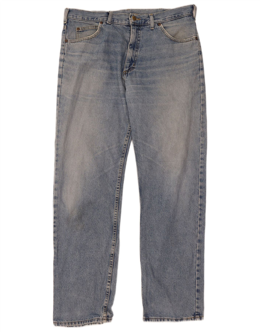 Lee Mens Straight Jeans W36 L34 Blue Cotton