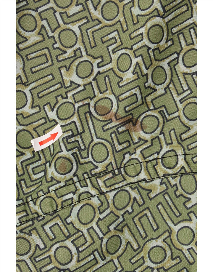 PROLINE Ανδρικό Μπουφάν Anorak UK 44 2XL Πράσινο Γεωμετρικό