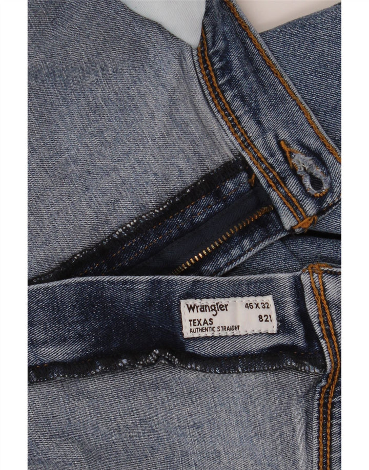 WRANGLER Ανδρικό Texas Straight Jeans W46 L32 Blue