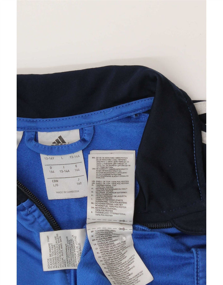 Adidas Boys αθλητική φόρμα 13-14 ετών Μπλε πολυεστέρας
