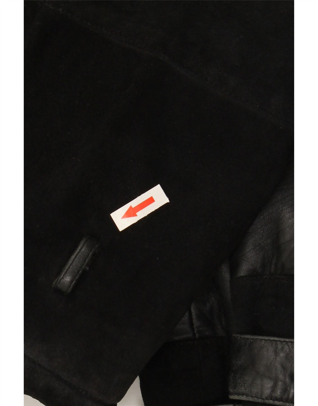 Γυναικείο Suede Jacket VINTAGE IT 48 XL Μαύρο