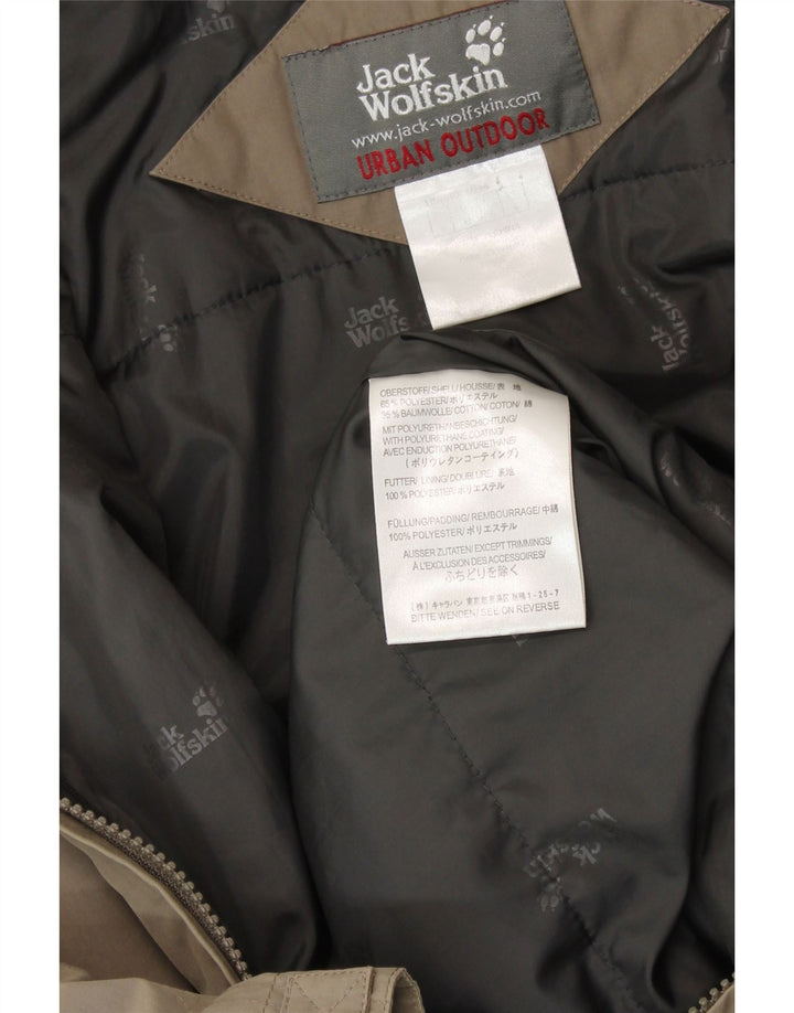 Ανδρικό τζάκετ με κουκούλα JACK WOLFSKIN UK 36 Small Khaki Polyester