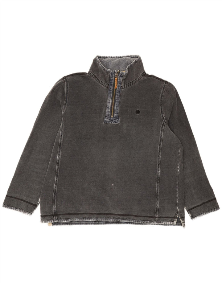 Ανδρικό φούτερ με λαιμόκοψη με φερμουάρ Face Jumper XL Γκρι βαμβακερό