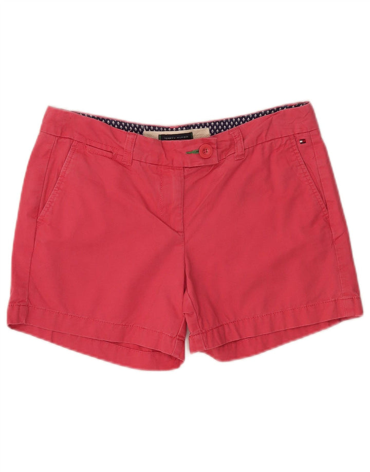 TOMMY HILFIGER Γυναικείο σορτς Chino US 4 Small W30 Ροζ βαμβακερό