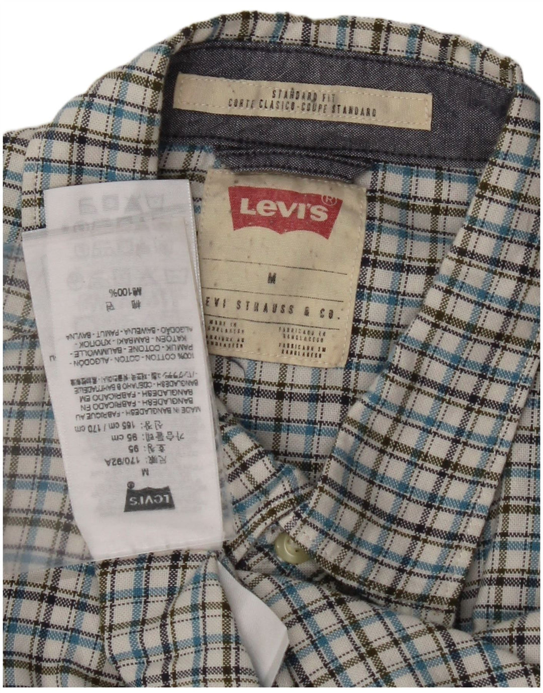 Ανδρικό κουπέ LEVI'S Πουκάμισο Standard Εφαρμογής Μεσαίο Μπλε βαμβακερό