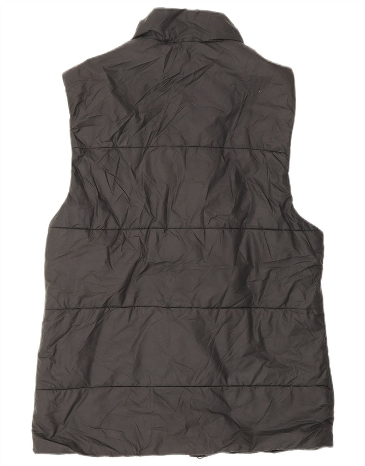 ADIDAS Γυναικεία padded Gilet UK 10 Small Black Polyester