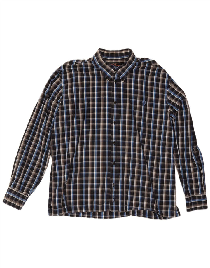 Ανδρικό πουκάμισο Ben Sherman 2XL Black Check Cotton