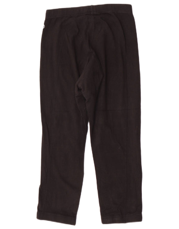 Champion Womens Cycling Capri Leggings UK 16 Large Black Cotton