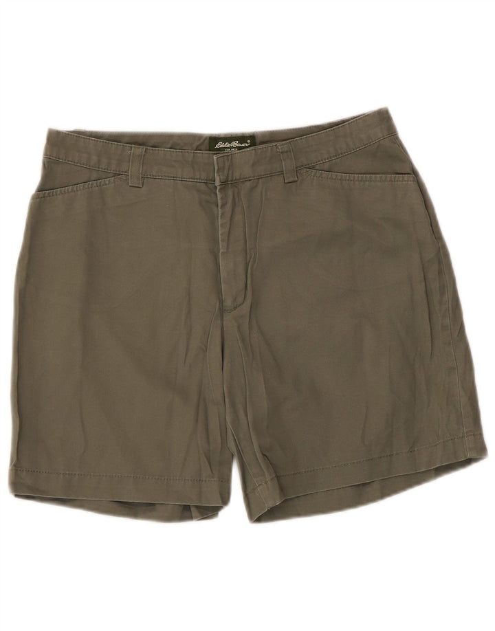 Γυναικείο Casual σορτς Eddie Bauer US 6 Medium W30 από βαμβακερό χακί
