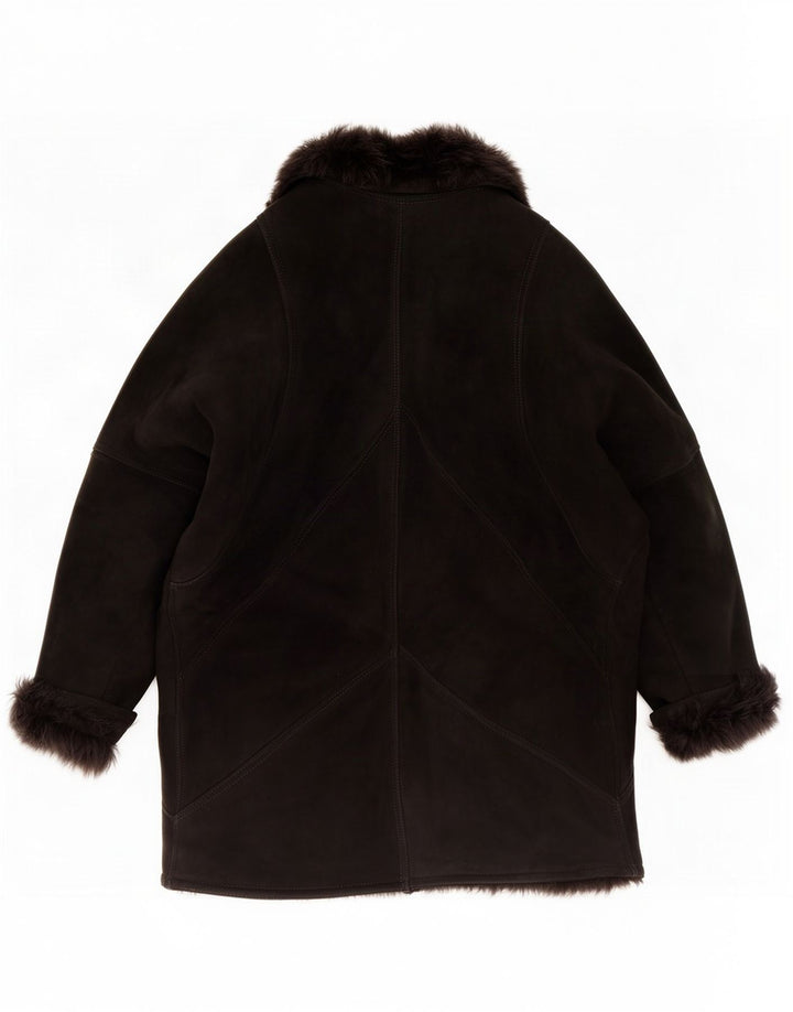 Vintage Γυναικείο Shearling Jacket IT 48 XL Black